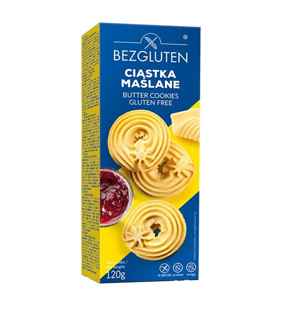 BEZGLUTEN Ciastka maślane 120g
