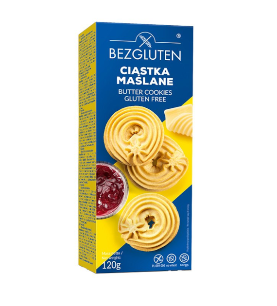 BEZGLUTEN Ciastka maślane 120g