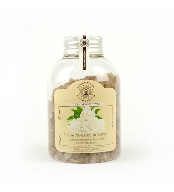BUSKO-ZDRÓJ Sól do kąpieli Biała Piwonia 500g