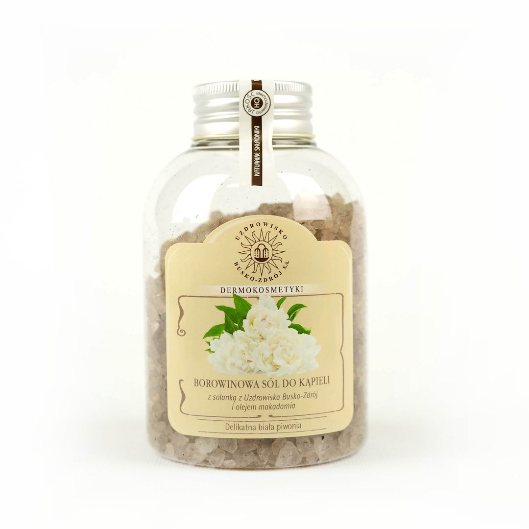 BUSKO-ZDRÓJ Sól do kąpieli Biała Piwonia 500g