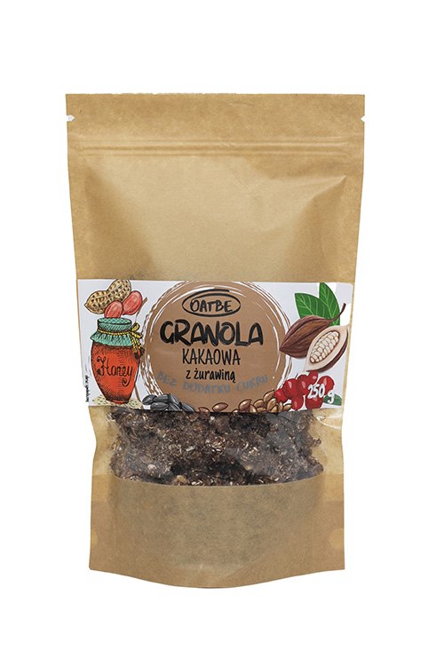 OATBE Granola KAKAOWA bez dodatku cukru 250g