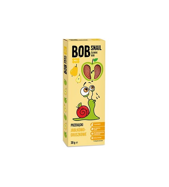 BOB SNAIL Przekąska jabłko-gruszka b/c 30g