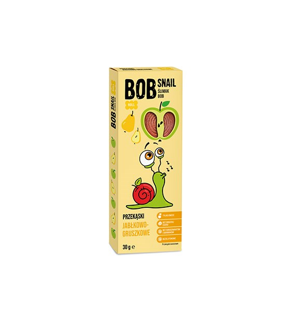 BOB SNAIL Przekąska jabłko-gruszka b/c 30g