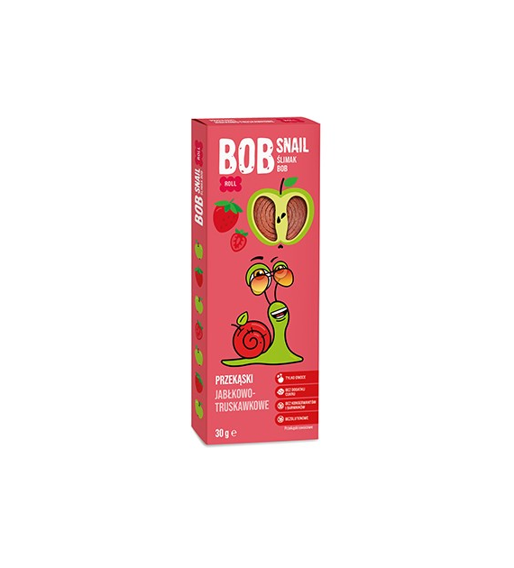 BOB SNAIL Przekąska jabłko-truskawka b/c 30g