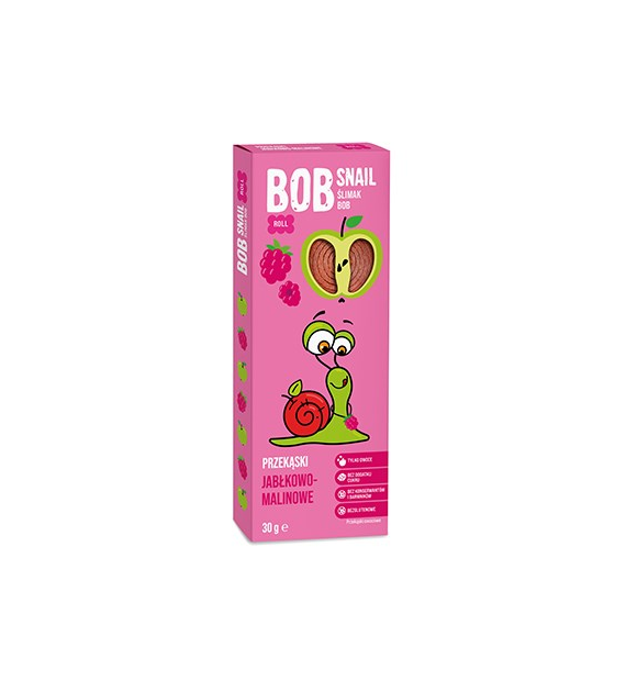 BOB SNAIL Przekąska jabłko-malina b/c 30g
