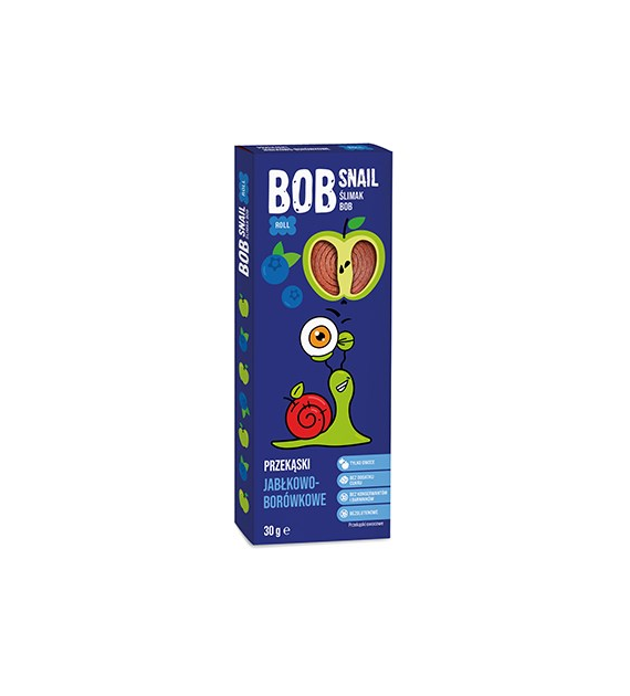 BOB SNAIL Przekąska jabłko-borówka b/c 30g