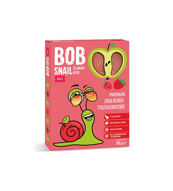 BOB SNAIL Przekąska jabłko-truskawka b/c 60g