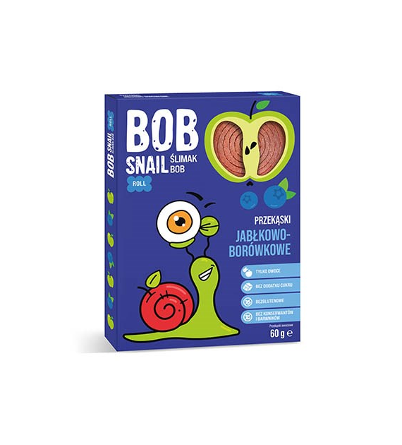 BOB SNAIL Przekąska jabłko-borówka b/c 60g