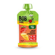 BOB SNAIL Smoothie bananowo-truskawkowe bez dodatku cukru 120 g