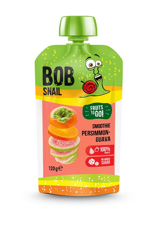 BOB SNAIL Smoothie persymona, guawa bez dodatku cukru 120g