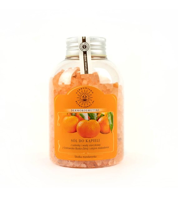 BUSKO-ZDRÓJ Sól do kąpieli Słodka Mandarynka 500g