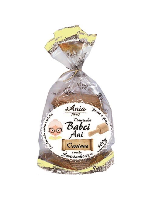 ANIA Ciast. Babci Ani owsiane śmietankowe 100g