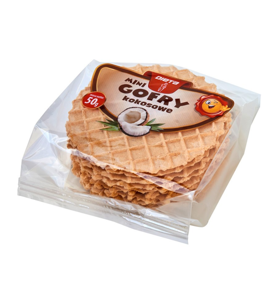 DIETA Gofry kokosowe Mini 50g