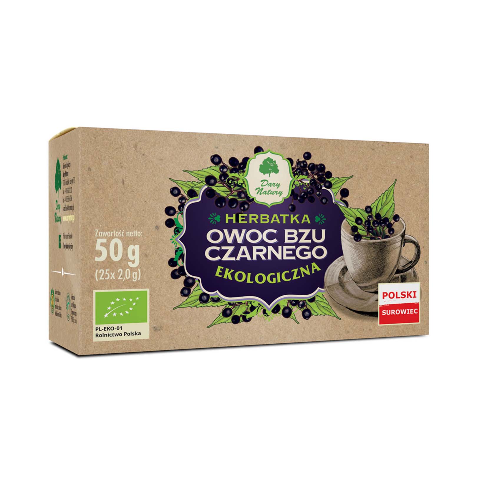 DARY NATURY Bez czarny owoc 25x2g EKO