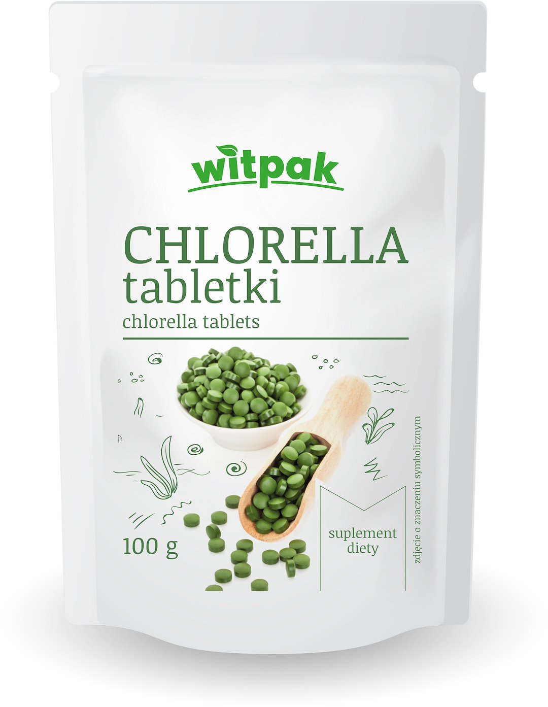 WITPAK Chlorella tabletki 100g