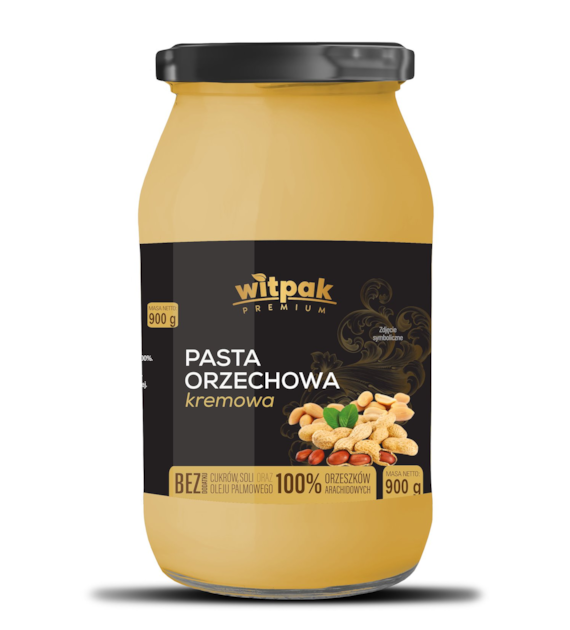 WITPAK Pasta orzechowa kremowa 900g