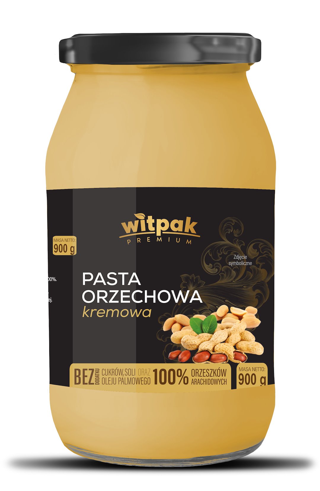 WITPAK Pasta orzechowa kremowa 900g