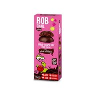 BOB SNAIL Ciasteczko owocowe jabłko malina w ciemnej czekoladzie 30g