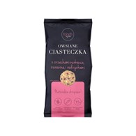 LEVANN Ciasteczka owsiane z nerkowcami, żurawiną i rodzynkami b/c 100g