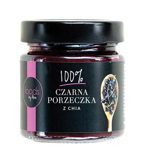 LEVANN Dżem czarna porzeczka z chia b/c 200g