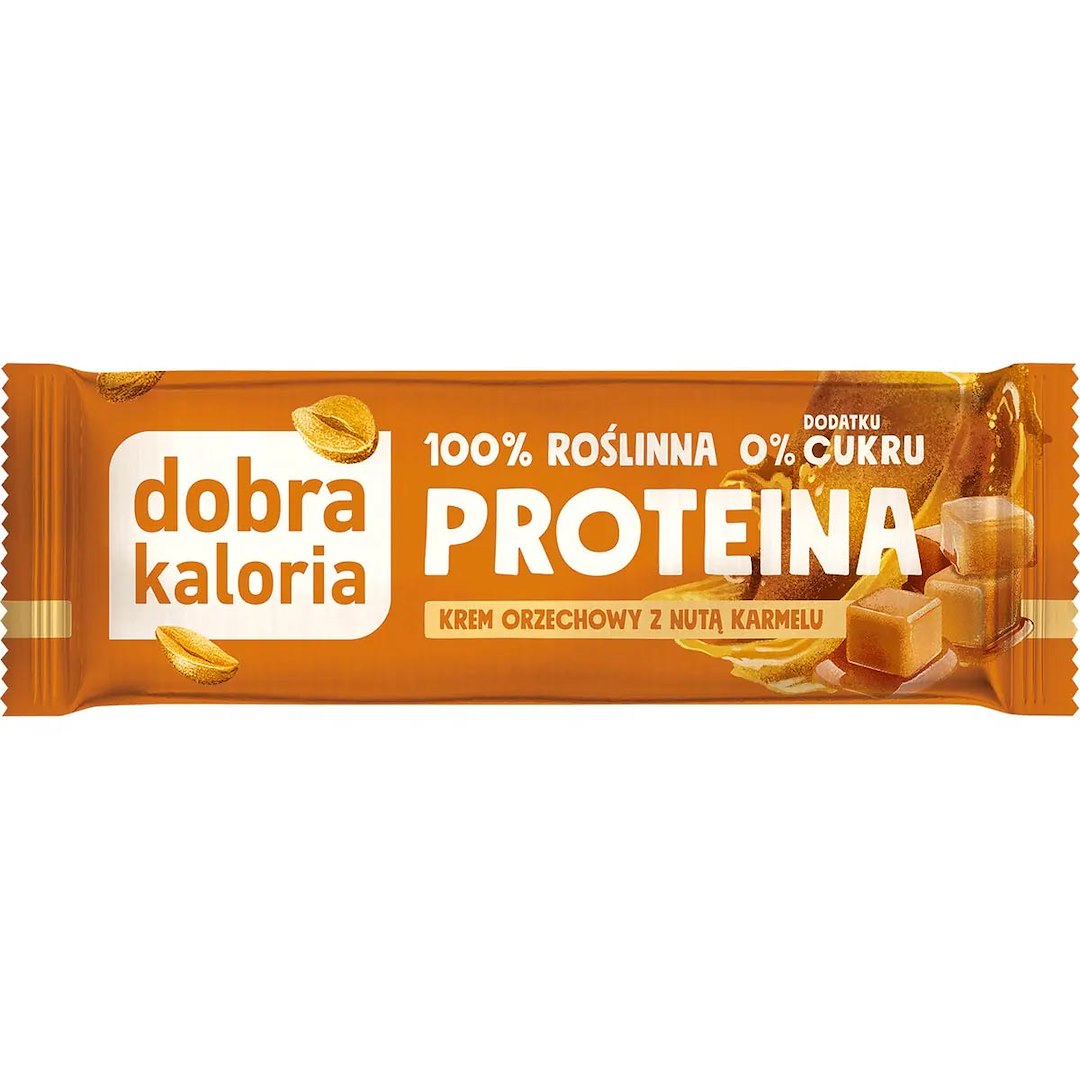 DOBRA KALORIA Baton PROTEINA o smaku karmelowym 42g