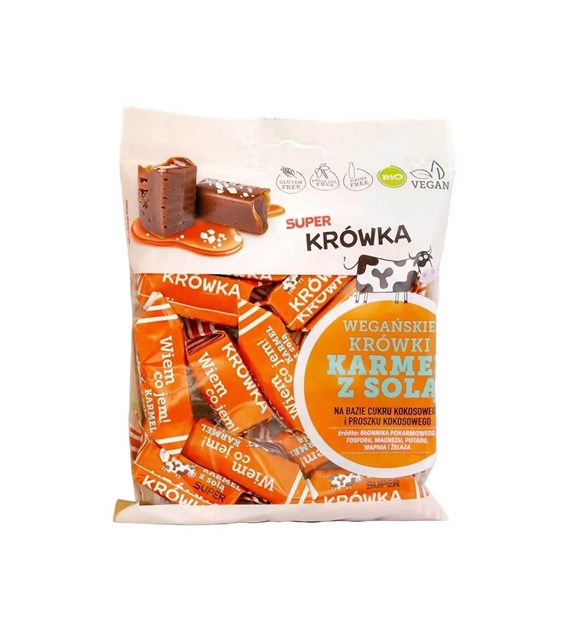 ME GUSTO EKO Krówka bezmleczna smak karmel z solą 150g