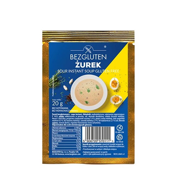 BEZGLUTEN Żurek bezglutenowy 20g