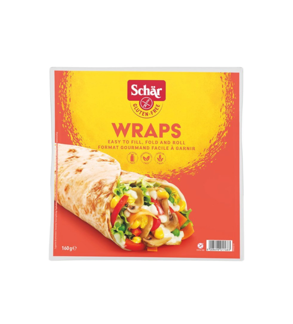 SCHAR Tortilla Wraps bezglutenowe 160g