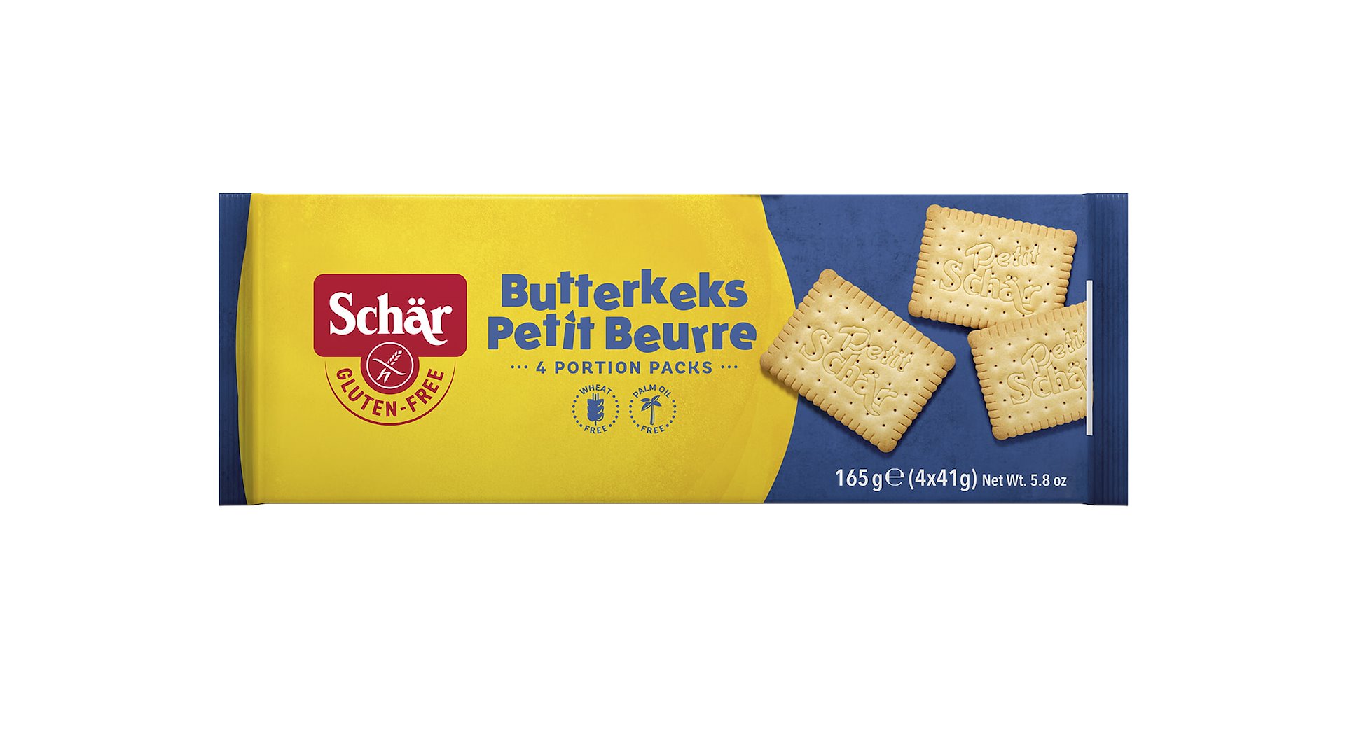 SCHAR Herbatniki bezglutenowe 165g