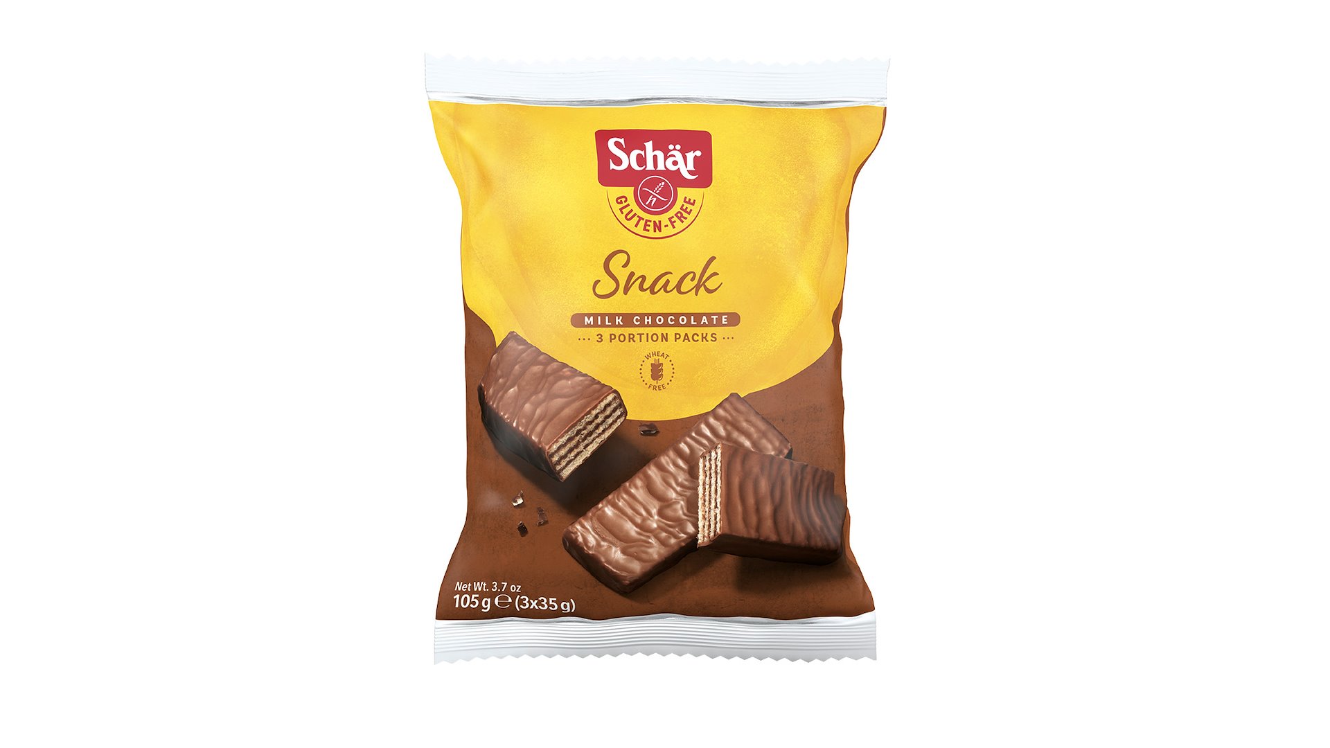 SCHAR Wafelki w mlecznej czekoladzie bezglutenowe 105g