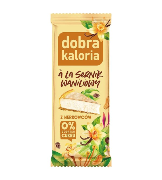 DOBRA KALORIA Baton z nerkowców a'la sernik 35g