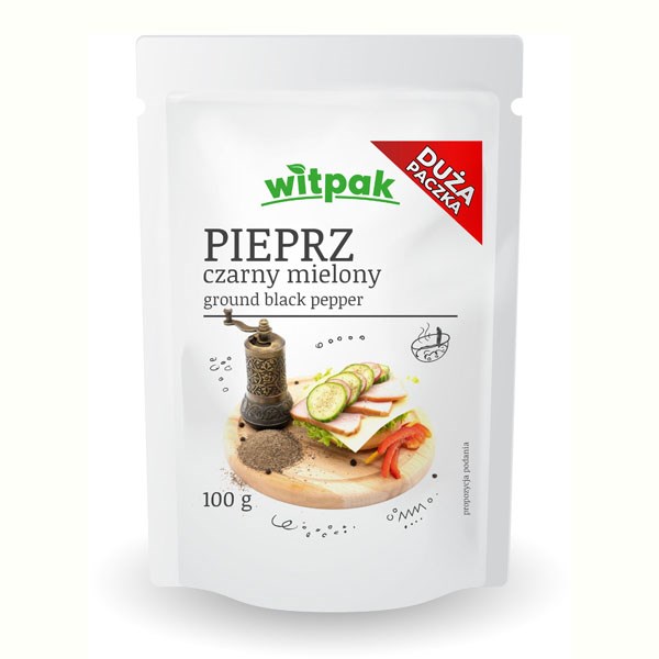 WITPAK Pieprz czarny mielony 100 g