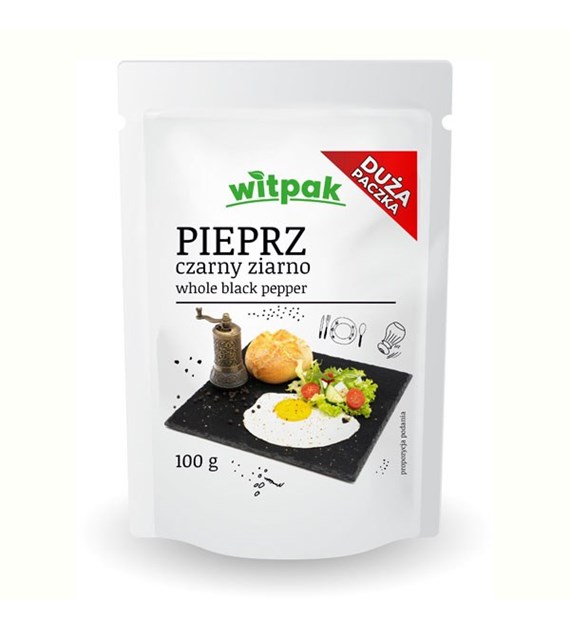 WITPAK Pieprz czarny ziarno 100 g
