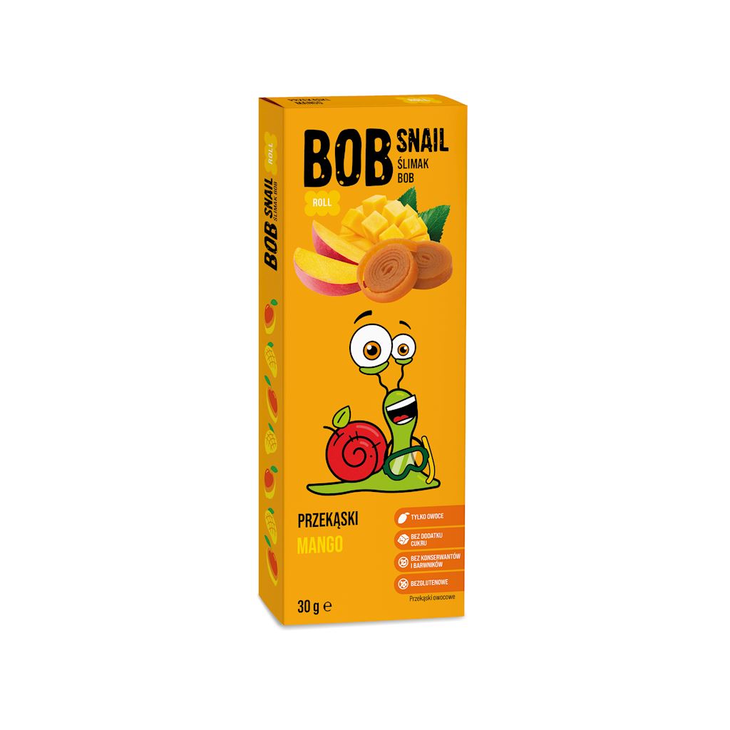 BOB SNAIL Przekąska mango bez dodatku cukru 30g