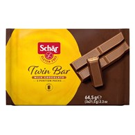 SCHAR Batoniki w polewie czekoladowej TWIN BAR 64,5g