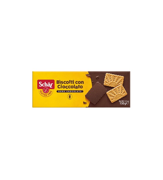 SCHAR Herbatniki z gorzką czekoladą BISCOTTI CON CIOCCOLATO 150g