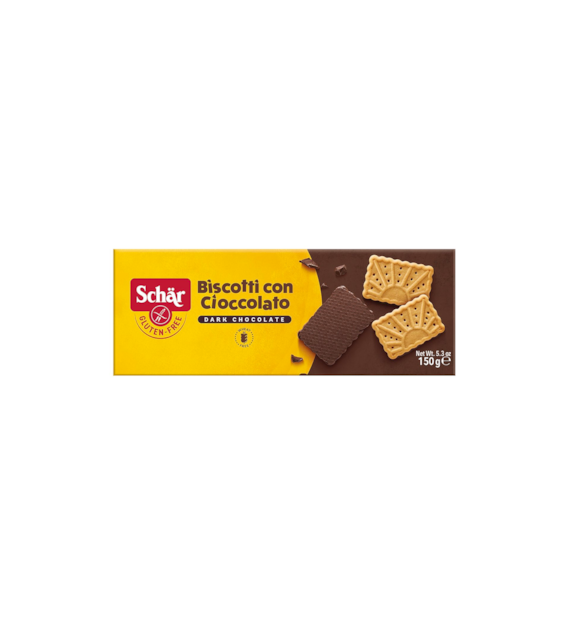 SCHAR Herbatniki z gorzką czekoladą BISCOTTI CON CIOCCOLATO 150g