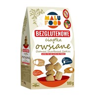 MALU FOOD Ciastka owsiane bezglutenowe bez dodatku cukru 100g