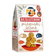 MALU FOOD Ciastka pieguski jasne bezglutenowe bez dodatku cukru 100g