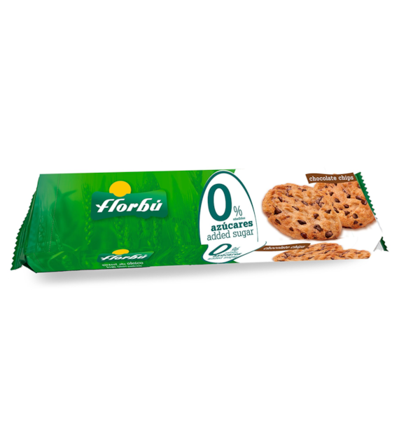 FLORBU Ciastka z kawałkami czekolady b/c 120g