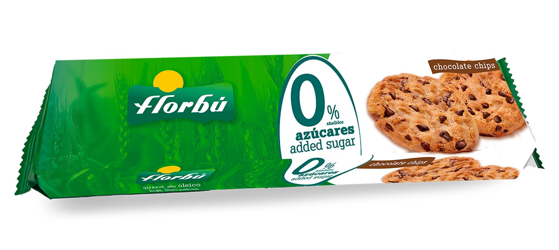 FLORBU Ciastka z kawałkami czekolady b/c 120g