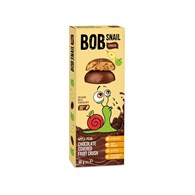 BOB SNAIL Ciasteczko owocowe jabłko-gruszka w mlecznej belgijskiej czekoladzie 30g