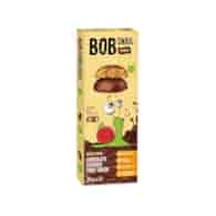 BOB SNAIL Ciasteczko owocowe jabłko-gruszka w mlecznej belgijskiej czekoladzie b/c 30g