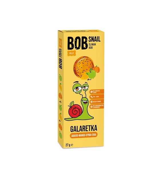 BOB SNAIL Galaretka owocowa jabłko-mango-chia  b/c 27g