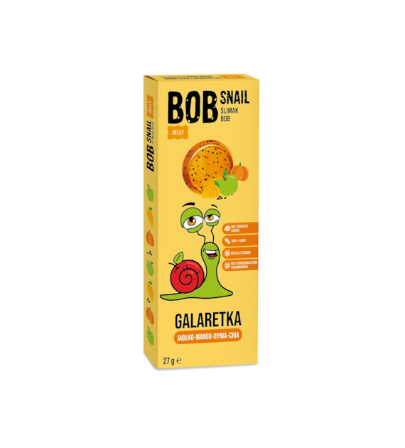 BOB SNAIL Galaretka owocowa jabłko-mango-chia  b/c 27g