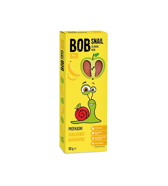 BOB SNAIL Przekąska jabłko-banan b/c 30g
