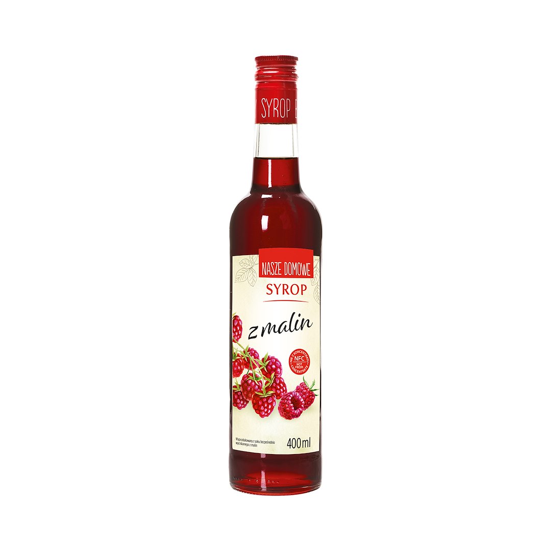 PREMIUM ROSA Nasze domowe Syrop z malin 400 ml
