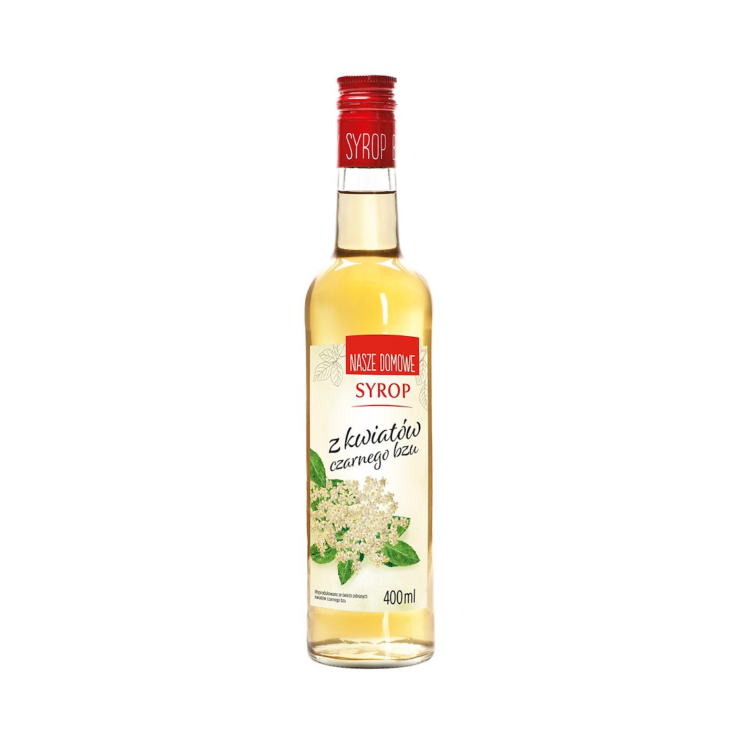 PREMIUM ROSA Nasze domowe Syrop z kwiatu czarnego bzu 400 ml