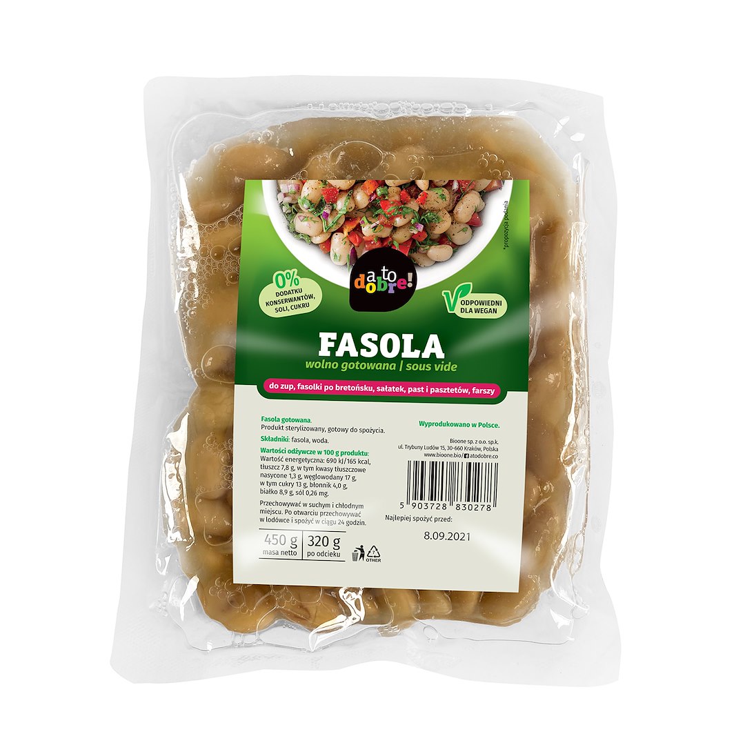 ATODOBRE! Fasola gotowana 450g