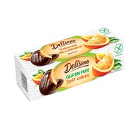 DELISANA Bezglutenowe biszkopty z gal. pom. w czekoladzie 150g